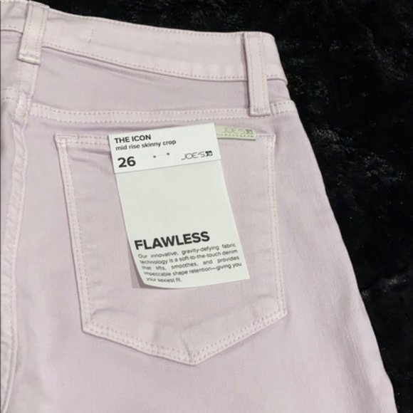 Joe's The Icon Mid Rise Skinny Crop Lavender Jeans. 25, 26, 30 - Picture 11 of 13